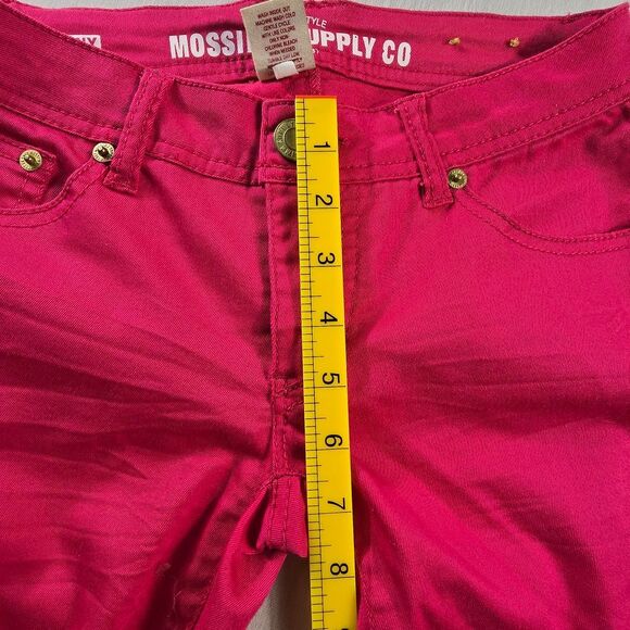 Mossimo Supply Co. Bold Pink Skinny Jeans Size 3 - Picture 10 of 11